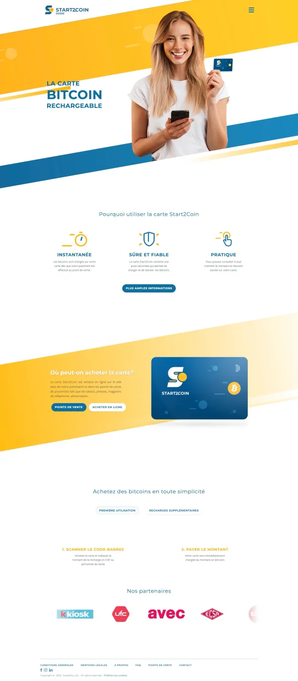 Aperçu du projet Start2Coin