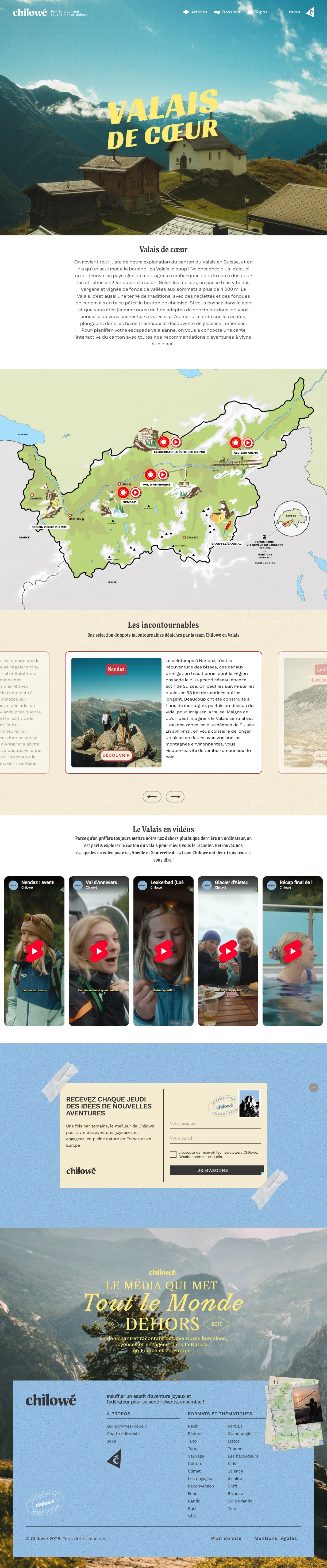 Aperçu du projet Chilowé